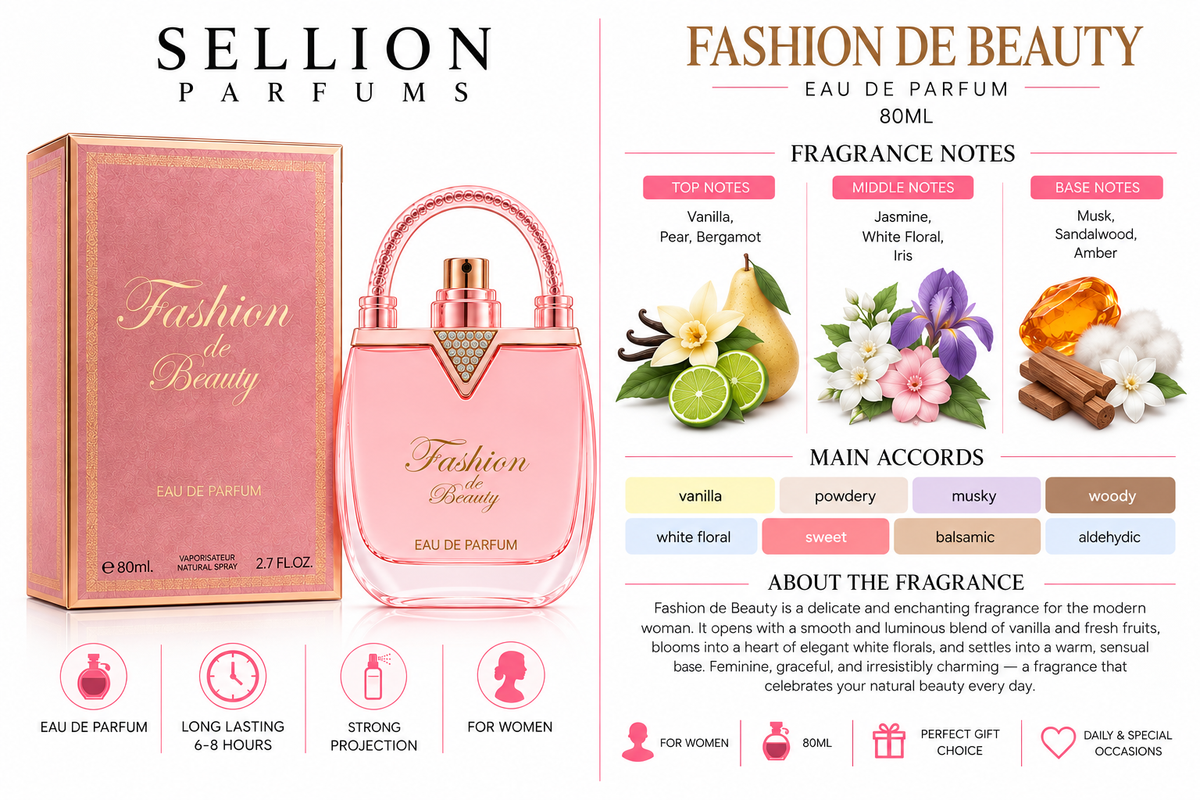 SELLION Parfum Fashion De Beauty EDP 80ML