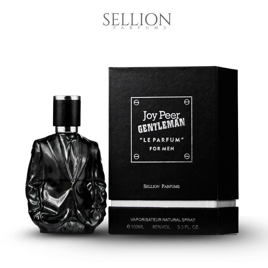 SELLION Parfum Man In Black, Luxury Velvet Black, Joypeer Gentleman Black, Sunrise Black, Coconut Bodymist EDP 100ML - Men Perfume 5IN1 Combo Set