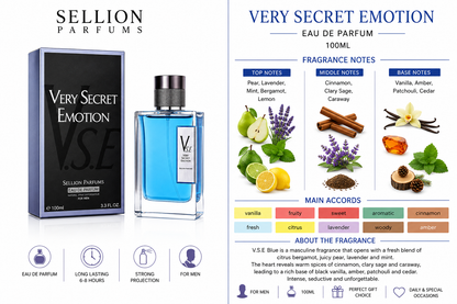 SELLION Parfum Very Secret Emotion (V.S.E) EDP 100ML
