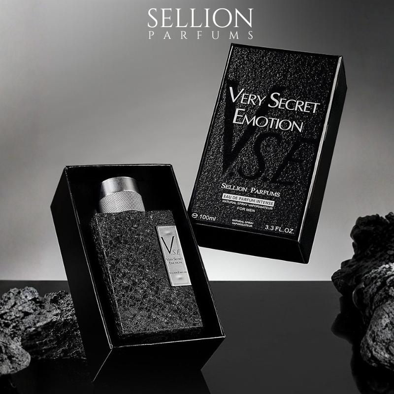 SELLION Parfum Very Secret Emotion (V.S.E.) Intense Stone EDP 100ML - Men Perfume