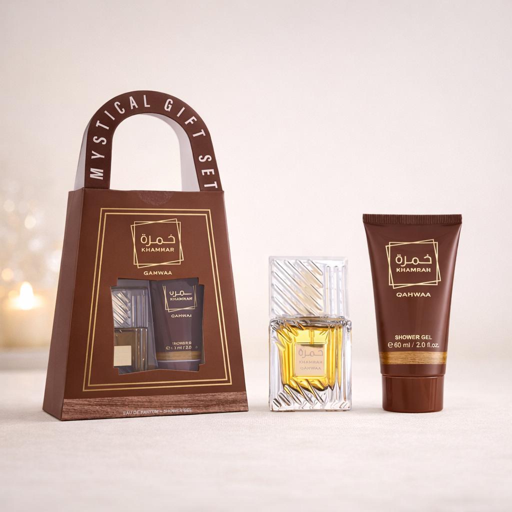 Parfum Ameeratt, Qahwaa EDP 30ML - Men and Women Perfume 2IN1 Gift Set