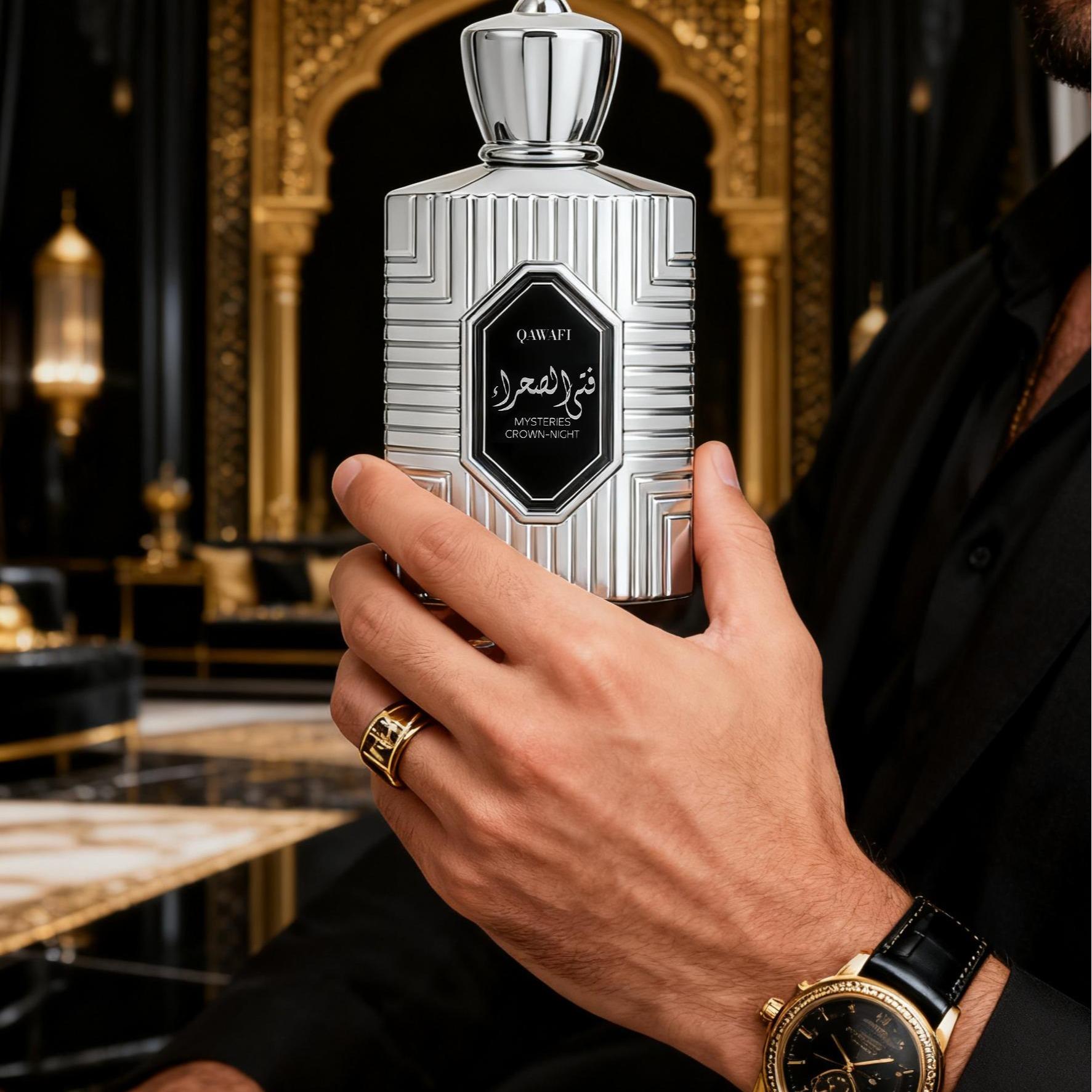 Parfum Qawafi Mysteries Crown-Night EDP 100ML - Men Perfume