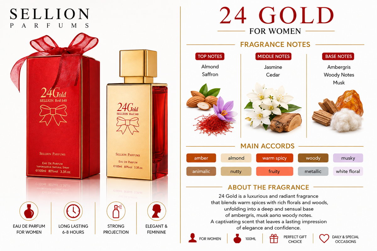 SELLION Parfum 24 Gold EDP 100ML