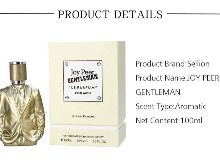 SELLION Parfum Joypeer Gentleman Gold EDP 100ML - Men Perfume
