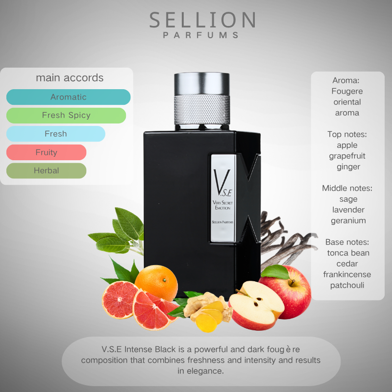 SELLION Parfum Very Secret Emotion (V.S.E) EDP 100ML - Men and Women Perfume