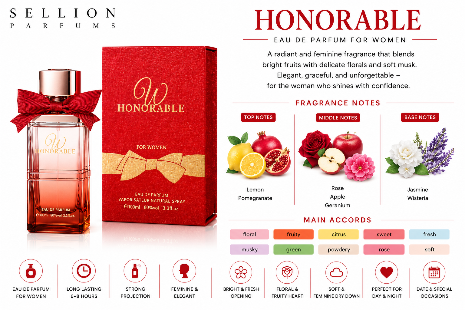 SELLION Parfum M Honorable EDP 100ML