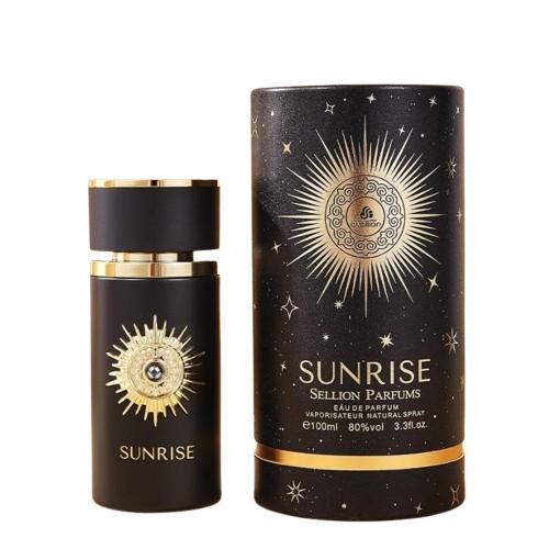 SELLION Parfum Artwork Black, Sunrise Black, Qaawah (30ML), Coconut Bodymist EDP 100ML - Men Perfume 4IN1 Combo Set