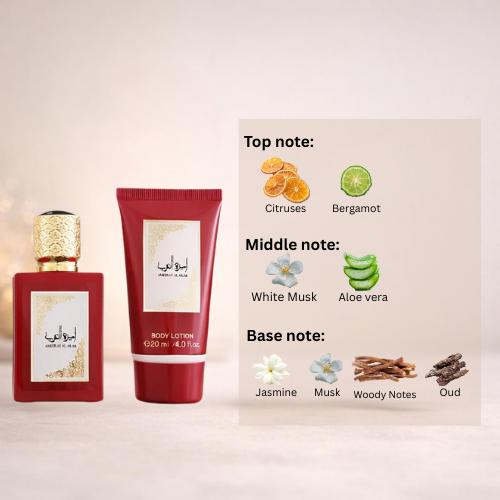 Parfum Ameeratt, Qahwaa EDP 30ML - Men and Women Perfume 2IN1 Gift Set