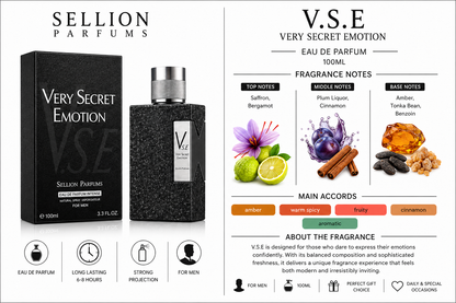 SELLION Parfum Very Secret Emotion (V.S.E) EDP 100ML