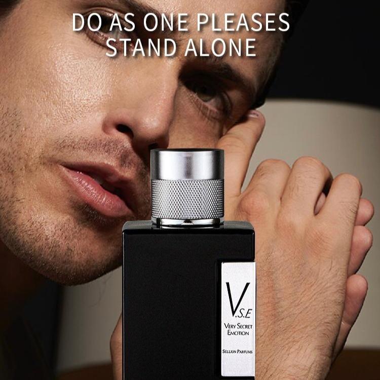 SELLION Parfum Very Secret Emotion (V.S.E.) Intense Black EDP 100ML - Men Perfume 4IN1 Gift Set