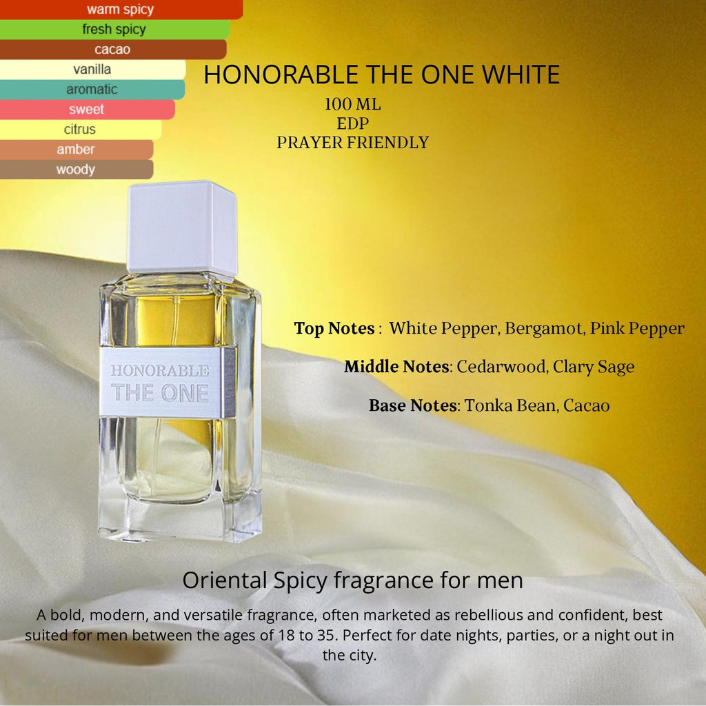 SELLION Parfum Honorable The One White EDP 100ML - Men Perfume