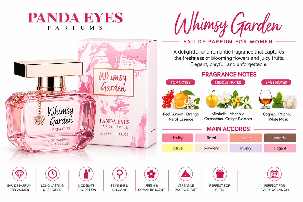 PANDAEYES Parfum Feather Wish, Whimsy Garden EDP 50ML