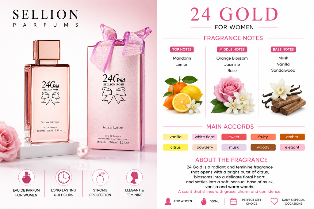 SELLION Parfum 24 Gold EDP 100ML