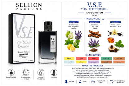 SELLION Parfum Very Secret Emotion (V.S.E) EDP 100ML