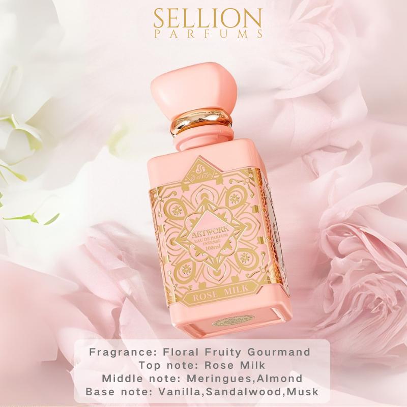 SELLION Parfum Artwork RoseMilk EDP 100ML - Women Perfume