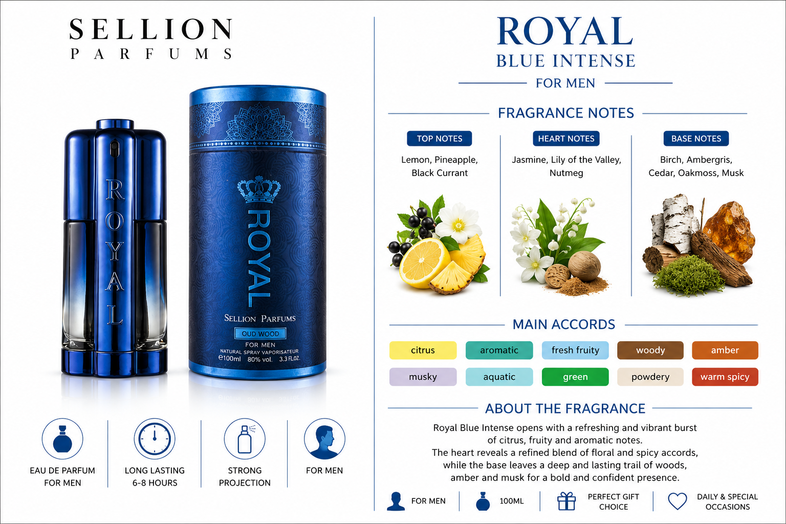 SELLION Parfum Royal EDP 100ML
