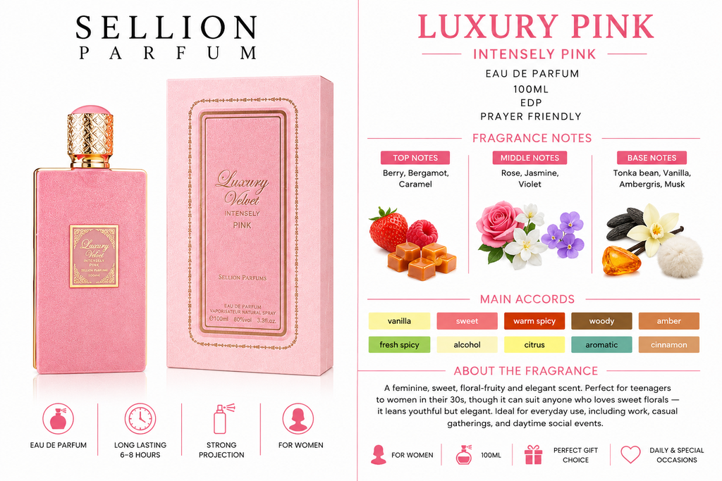 SELLION Parfum Luxury Velvet Intensely EDP 30ML/100ML