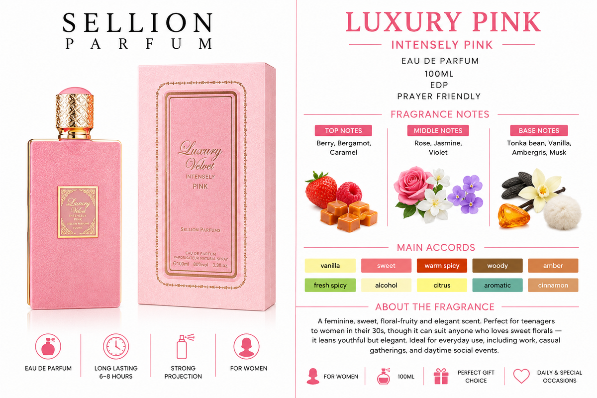 SELLION Parfum Luxury Velvet Intensely EDP 30ML/100ML