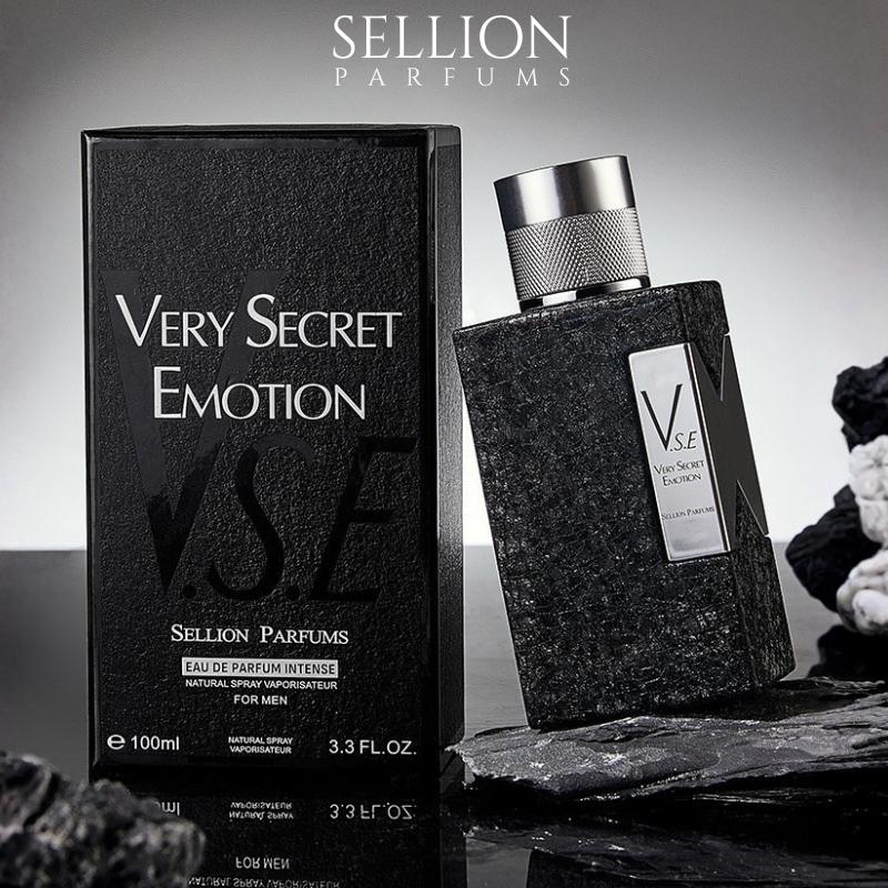 SELLION Parfum Very Secret Emotion (V.S.E.) Intense Stone EDP 100ML - Men Perfume