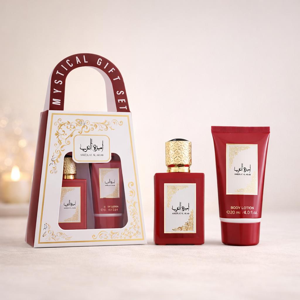 Parfum Ameeratt, Qahwaa EDP 30ML - Men and Women Perfume 2IN1 Gift Set