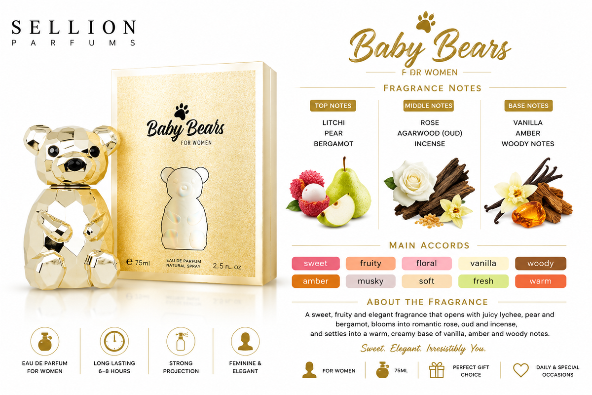 SELLION Parfum Baby Bears EDP 75ML