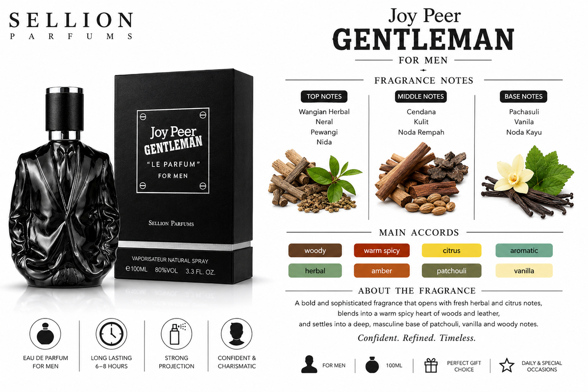 SELLION Parfum JoyPeer Gentleman EDP 100ML