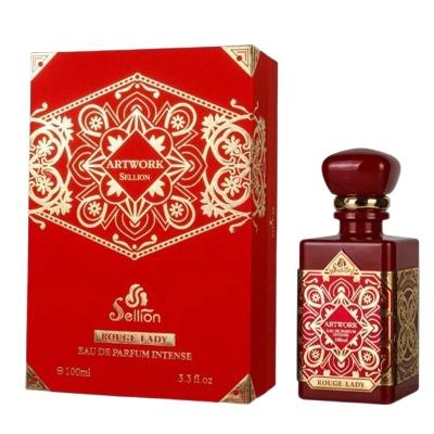 SELLION Parfum Fashion De Beauty, Volitation Pink, Luxury Velvet Red, Sunrise Red, Ms Foxes, Rosey Bodymist EDP 100ML - Women Perfume 5IN1 Combo Set