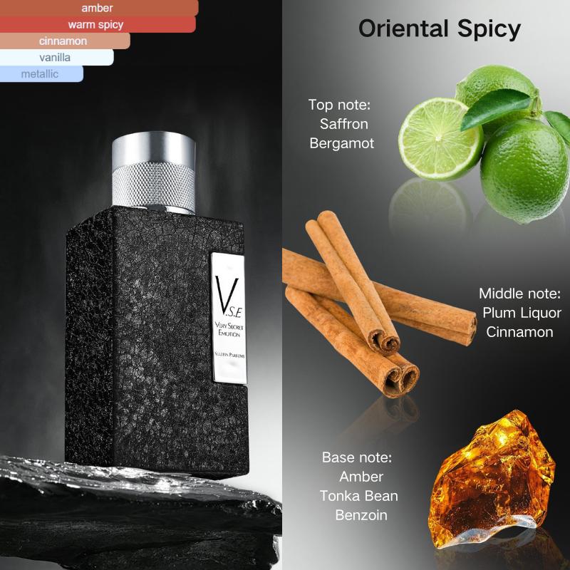 SELLION Parfum Very Secret Emotion (V.S.E.) Intense Stone EDP 100ML - Men Perfume