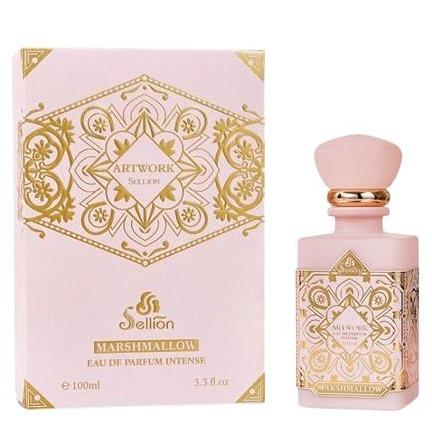 SELLION Parfum Artwork Marshmallow, Volitation Pink, Beauty Me, Rosey Bodymist EDP 100ML - Women Perfume 4IN1 Combo Set