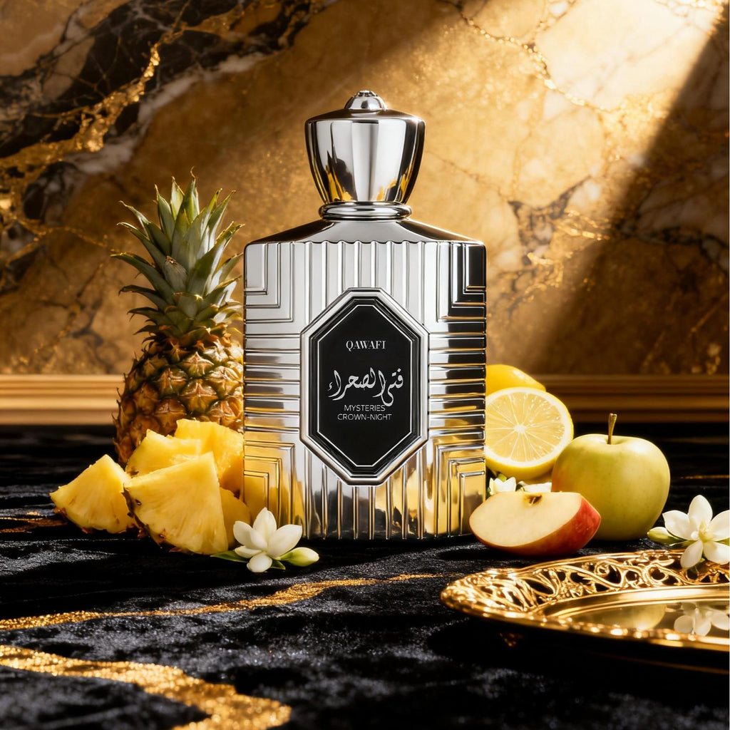 Parfum Qawafi Mysteries Crown-Night EDP 100ML - Men Perfume