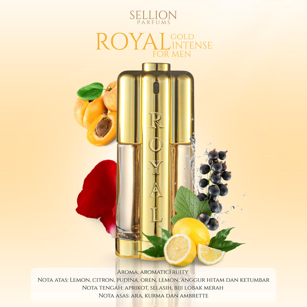 SELLION Parfum Royal Gold EDP 100ML - Unisex Perfume