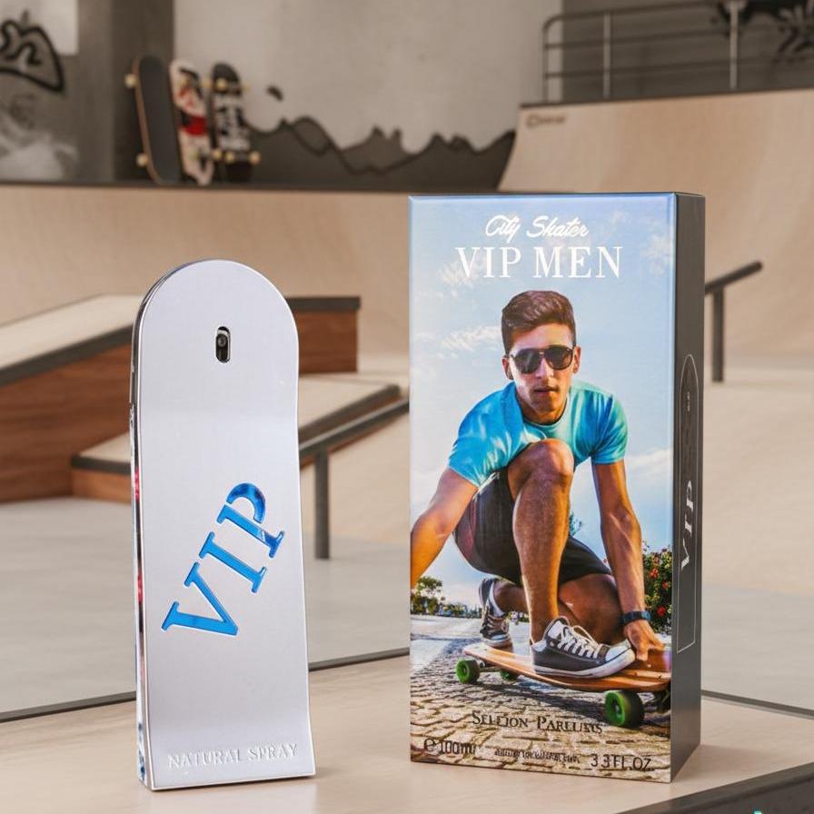 SELLION Parfum City Skate, Honour European Cup Silver, Coupe Silver EDP 100ML - Men perfume 3IN1 Combo Set